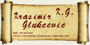 Krasimir Glukčević vizit kartica